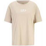Gap Petite Majica bež / bijela