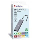 Verbatim usb-c to 4xusb-a 3.2, 2x usb 2.0, dp, 2xhdmi, glan adapteri ( HUB32153 ) cene