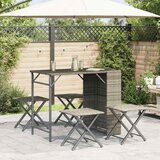  5-dijelni vrtni blagovaonski set sklopivi svijetlo | Eponuda.com