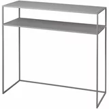Blomus Svijetlo sivi metalni pomoćni stol 800x85 cm Fera –