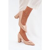 Boto Heels with decoration beige Celira | shoptok.hr