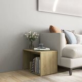 vidaXL Stranska mizica sonoma hrast 59x36x38 cm iverna plošča Cene