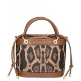Torbe Combined Bucket Bag With Leather Effect Večbarvna
