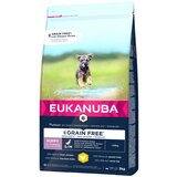 Eukanuba Grain Free Puppy Small / Medium Breed piščanec - Varčno pakiranje: 2 x 3 kg Cene