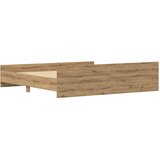  Krevetna konstrukcija Umjetnički hrast 203 x 203 x 50 cm | shoptok.hr