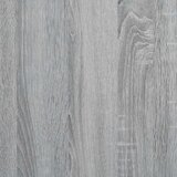 vidaXL Posteljni okvir z vzglavjem siva sonoma 140x200 cm inž. les | Shoptok.si