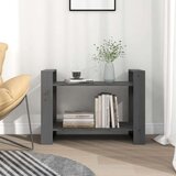 Ormarić za knjige / sobna pregrada sivi 80x35x56 5 cm borovina | shoptok.hr