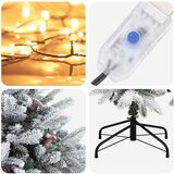  Umjetno božićno drvce s nogom 120 cm 150 LED lampica | shoptok.hr
