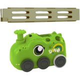  Automobil s dinosaurima na baterije koji slaže šarene domino kocke u 4 boje blokova | Shoptok.si