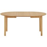 House Nordic Okrogla raztegljiva jedilna miza z dodatno ploščo v hrastovem dekorju ø 120 cm Bundaberg – | Shoptok.si