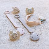 Suavinex Wonderland Soother Clip with Ribbon držalo za dudo Cream 1 kos | Shoptok.si