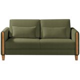 Niels Andersson ZOFA S POSTELJNO FUNKCIJO, barve bukve, olivno zelena les, tekstil | Shoptok.si
