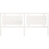  Uzglavlje za krevet bijelo 205,5x4x100 cm od masivne borovine | Eponuda.com