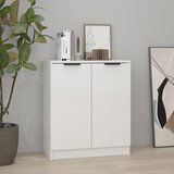 The Living Store Komoda visok sijaj bela 60x30x70 cm konstruiran les - Komoda, (21662714) | Shoptok.si