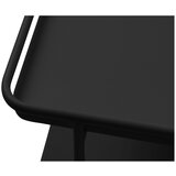 Unique Furniture Crni metalni stolić za kavu 55x110 cm Yuba – | shoptok.hr