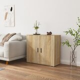 vidaXL Komoda boja hrasta sonome 80 x 33 x 70 cm od konstruiranog drva Cijene