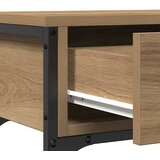  Konzolna stolica s ladicama Umjetnički hrast 72,5 x 25 x 75 cm | Eponuda.ba