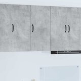 vidaXL Zidni kuhinjski ormarić s policom Betonski sivi 40 x 31 x 80 cm | shoptok.hr