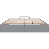  Okvir za krevet bez madraca svjetlosivi 140 x 190 cm od tkanine | shoptok.hr