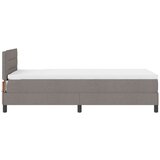 Box Spring Krevet s Madracem Taupe 90x190 cm Tkanina | shoptok.hr