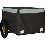 Prikolica za bicikl crno-siva 30 kg željezna | shoptok.hr