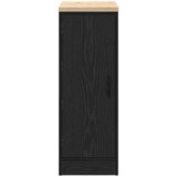  Garažni ormar za odlaganje crni 30x51x85 cm masivne borovine | shoptok.hr