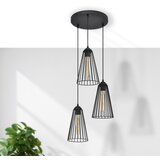  Luster na sajli TORRI 3xE27/15W/230V crni | Eponuda.com