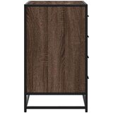vidaXL Predalnik rjav hrast 70x41x70 cm inženirski les | Shoptok.si