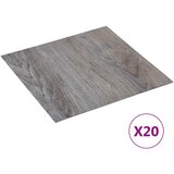  Samoljepljive podne obloge 20 kom PVC 1,86 m² svjetlosmeđe | shoptok.hr
