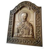 Studio 3d-art Ikona Sv.Nikola u duborezu polulučna Cene