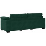  Dvodijelni set sofa s jastucima, tamnozeleni baršun | Shoptok.si