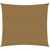 vidaXL Senčno jadro 160 g/m² taupe 3x3 m HDPE, (20965419) Cene