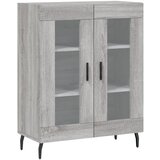 Maison Chic Komoda - Predalnik siva sonoma 69,5x34x90 cm inženirski les, (21716846) | Shoptok.si