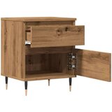 vidaXL Noćni ormarić Artisan hrast 40x35x50 cm izrađeno drvo | shoptok.hr