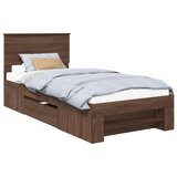  Krevetna konstrukcija Smeđi hrast 80 x 200 cm Konstruirano drvo | shoptok.hr