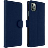 AVIZAR torbica za apple iphone 11 pro denarnica z nosilcem za videoposnetke, videz craquelé, modra noč, (5000015836) | Shoptok.si