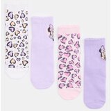 Sinsay Rebraste čarape s leopard uzorkom 4 pack Minnie Mouse | shoptok.hr