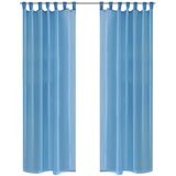vidaXL Tirkizne prozirne zavjese 140 x 245 cm 2 kom | shoptok.hr