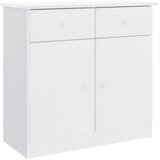  Komoda ALTA bijela 77 x 35 x 73 cm od masivne borovine | shoptok.hr