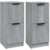Maison Chic Komoda - Predalnik 2 kosa siva sonoma 30x30x70 cm konstruiran les, (21722096) Cene