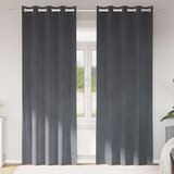  Zavjese za zamračivanje 2 kom. Svjetlosiva 140 x 260 cm Baršun | shoptok.hr