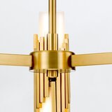 Elstead MARVELE6-AB-OPAL - Luster na šipci MARVELE 6xE14/40W/230V zlatni | Eponuda.com
