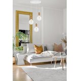  Luster na sajli MIROS 3xE27/60W/230V okrugli beli/bakreni | Eponuda.com