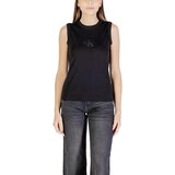 Calvin Klein Jeans Majice brez rokavov Sl CK Logo Muscle Te LV047C852G Črna Cene