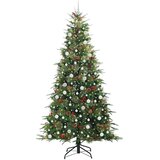  Umetno Zložljivo Božično Drevo Zelena 240 cm PE in PVC, (5000066306) | Shoptok.si