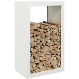  Stalak za drva za ogrjev bijeli 60x40x100 cm čelični | Eponuda.com
