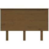  Uzglavlje za krevet boja meda 124x6x82,5 cm masivna borovina | Eponuda.com