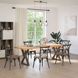  Noge jedilne mize 2 kosa naravno jeklo 70x(72-73,3) cm jeklo | Shoptok.si
