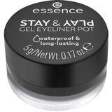 Essence Ostanite i igrajte gel ajlajner 01 Black | Eponuda.com