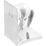 vidaXL Držač za knjige Set od 2 Srebrna Aluminij 11 x 14 x 25 cm | shoptok.hr